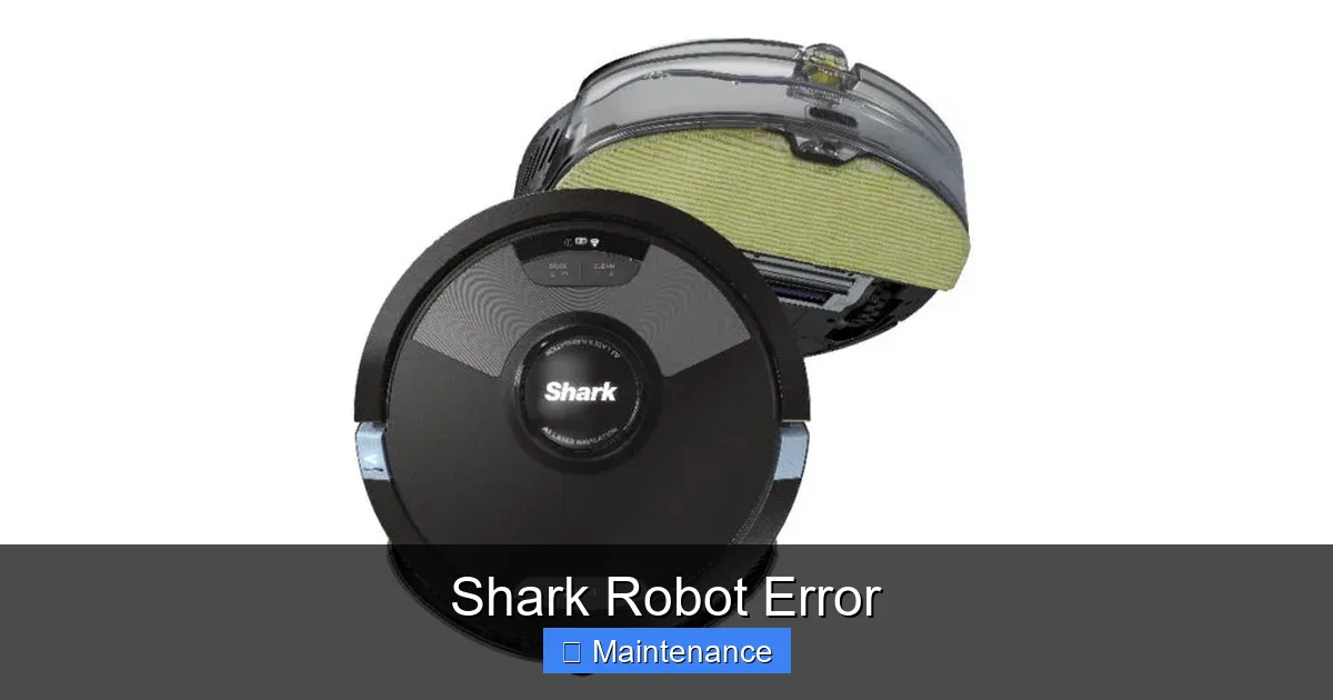 Shark Robot Error