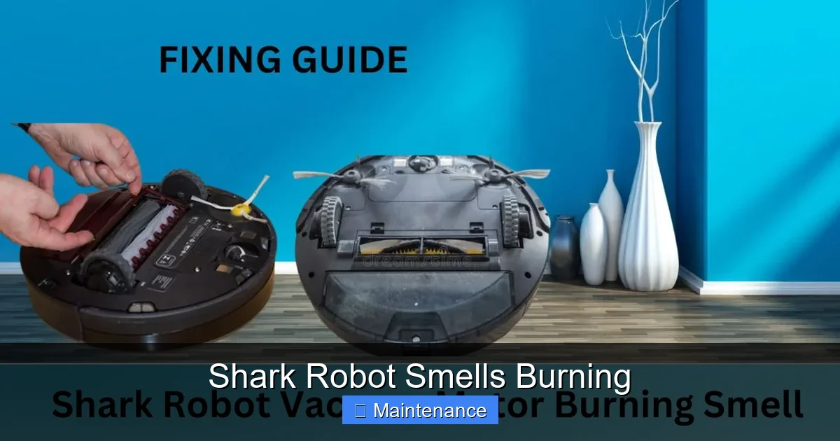 Shark Robot Smells Burning