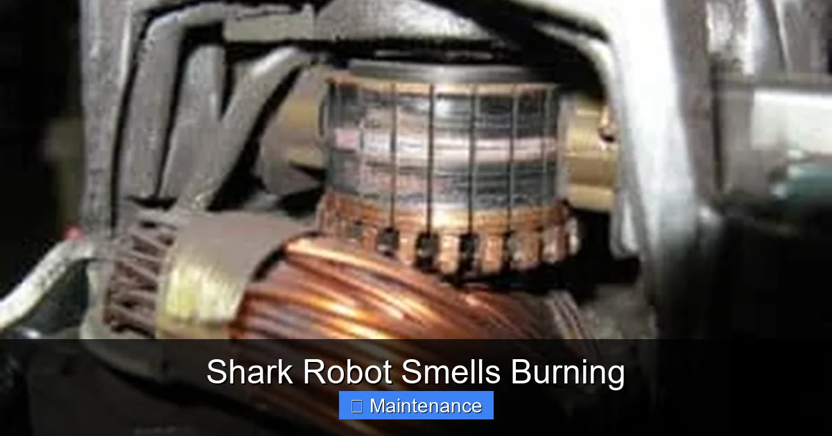 Shark Robot Smells Burning