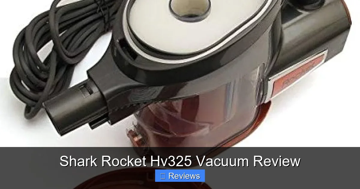 Shark Rocket Hv325 Vacuum Review