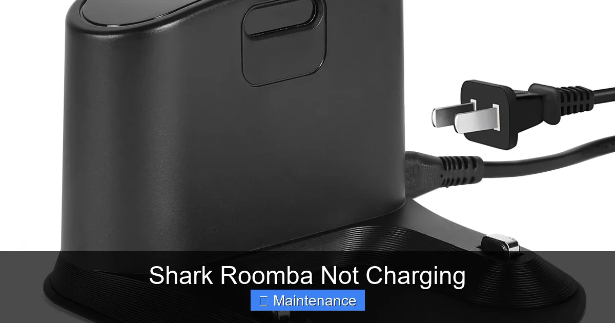 Shark Roomba Not Charging