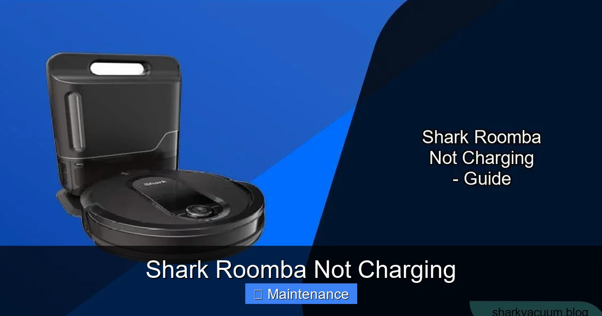 Shark Roomba Not Charging