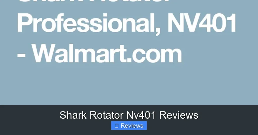 Shark Rotator Nv401 Reviews