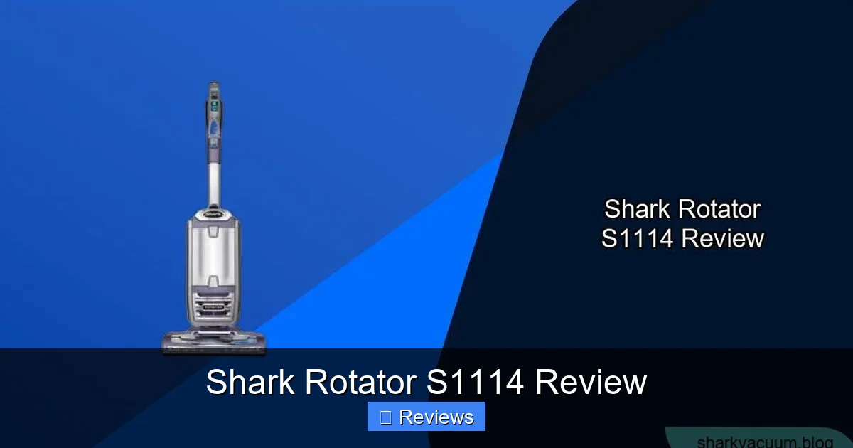 Shark Rotator S1114 Review