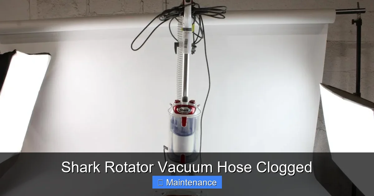 Shark Rotator Vacuum Hose Clogged