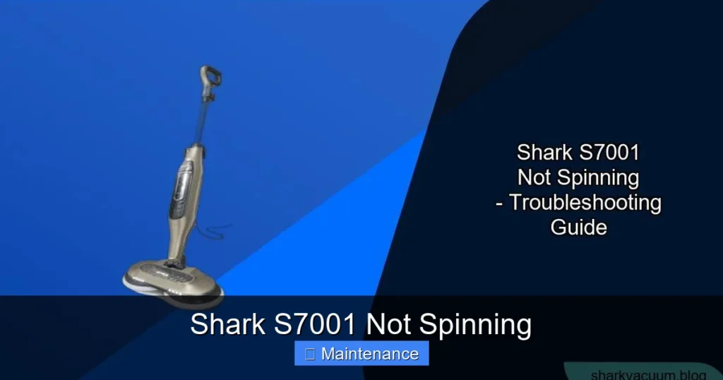 Shark S7001 Not Spinning
