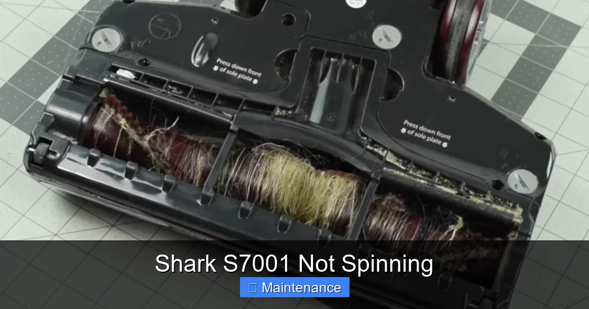Shark S7001 Not Spinning
