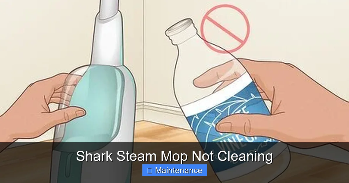 Shark Steam Mop Not Cleaning