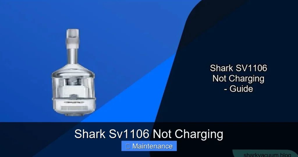 Shark Sv1106 Not Charging