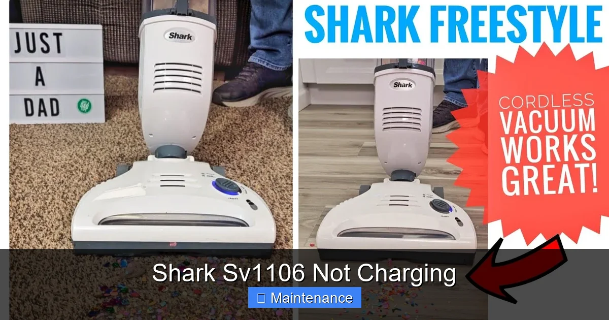 Shark Sv1106 Not Charging
