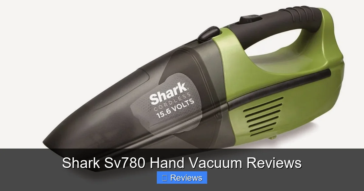 Shark Sv780 Hand Vacuum Reviews
