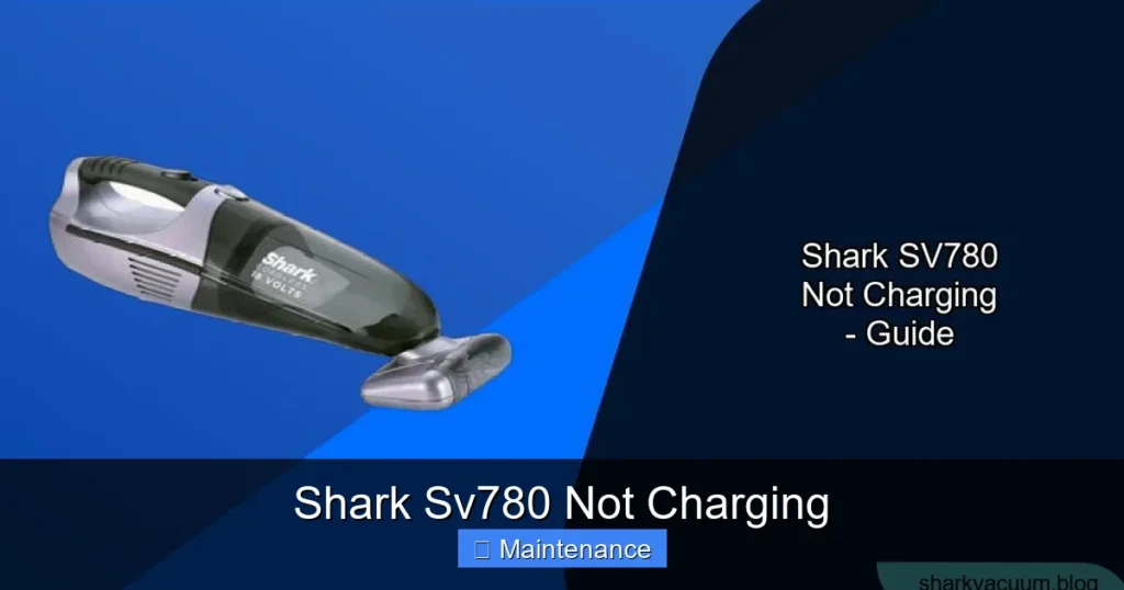 Shark Sv780 Not Charging