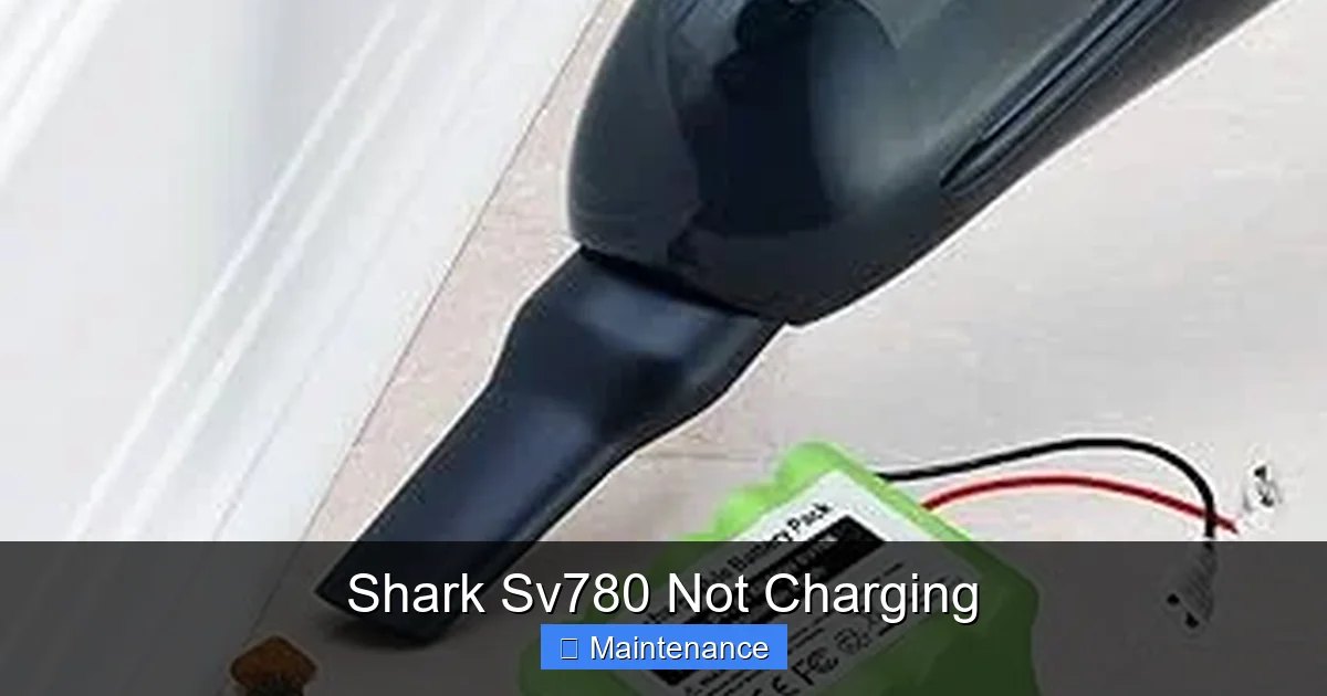 Shark Sv780 Not Charging
