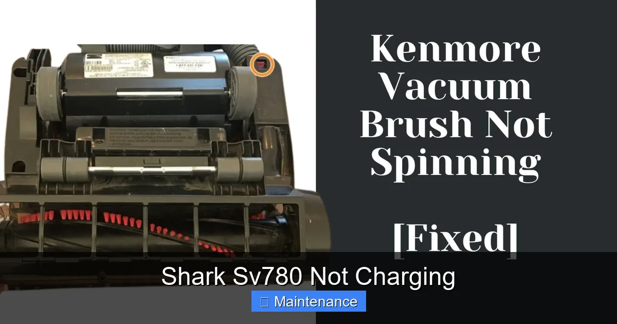 Shark Sv780 Not Charging