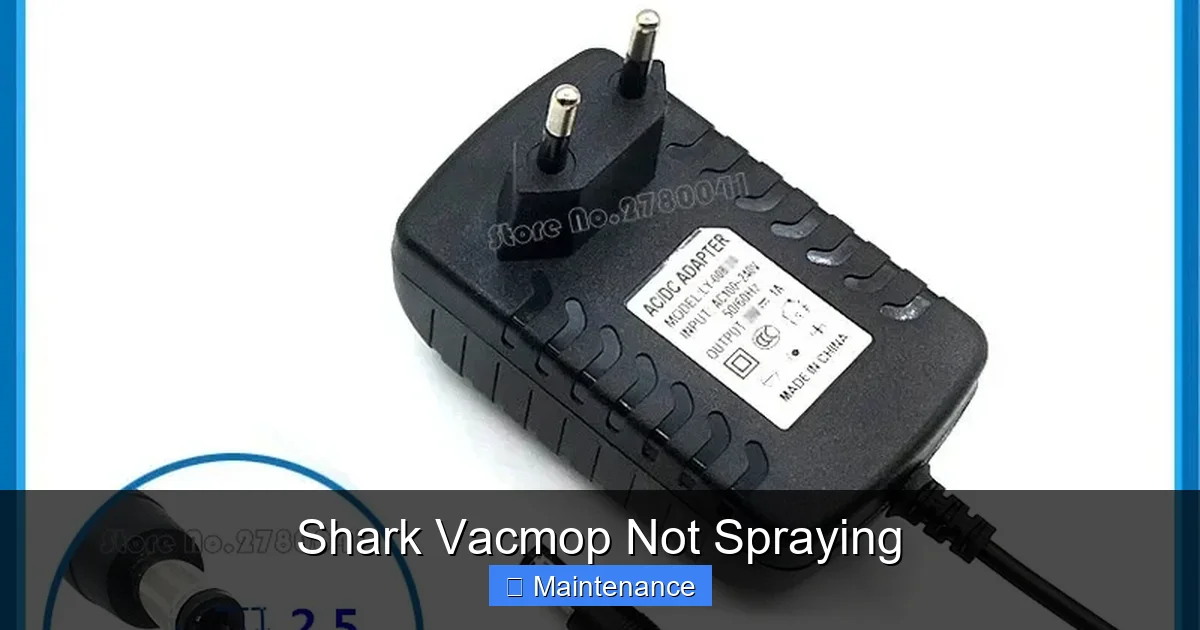Shark Vacmop Not Spraying