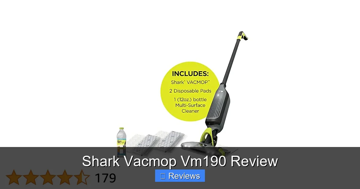 Shark Vacmop Vm190 Review