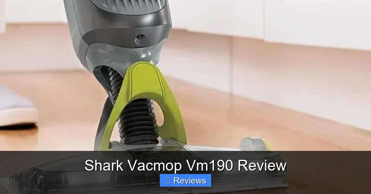 Shark Vacmop Vm190 Review