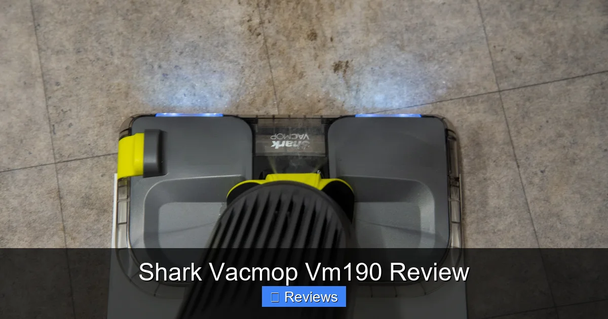Shark Vacmop Vm190 Review