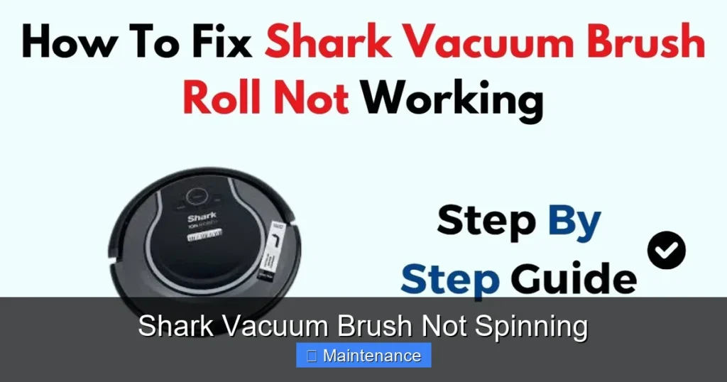 Shark Vacuum Brush Not Spinning