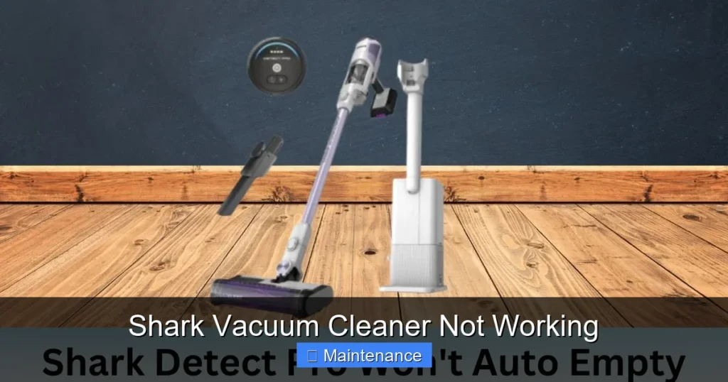 Shark Vacuum Cleaner Not Working