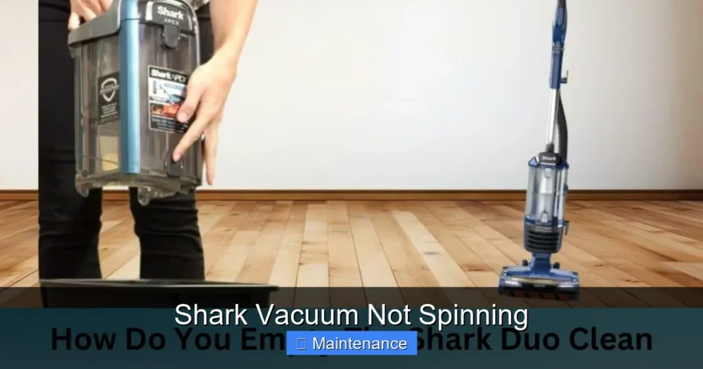Shark Vacuum Not Spinning