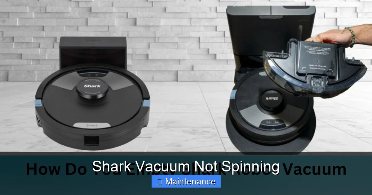 Shark Vacuum Not Spinning