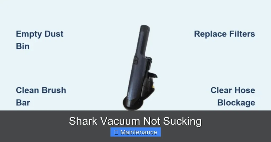 Shark Vacuum Not Sucking