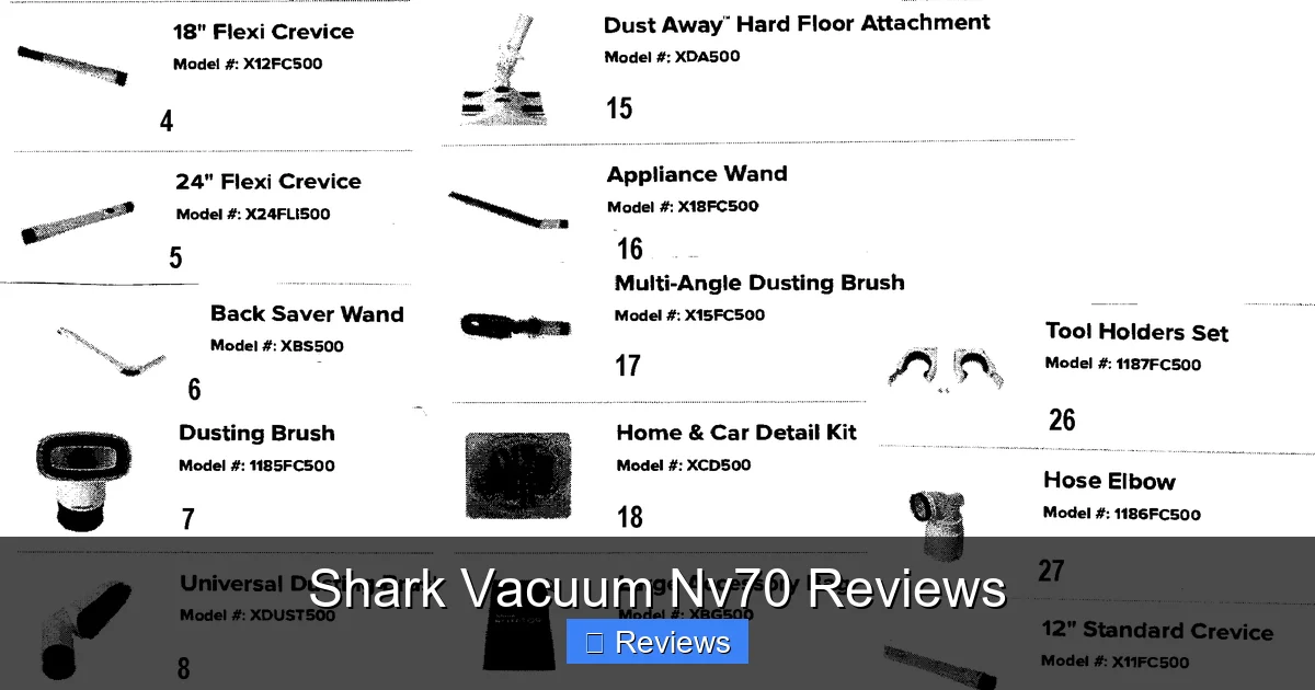 Shark Vacuum Nv70 Reviews