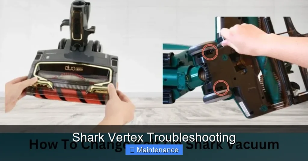 Shark Vertex Troubleshooting